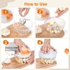 Manual Food Processor Vegetable Chopper, Portable Hand Pull String Garlic