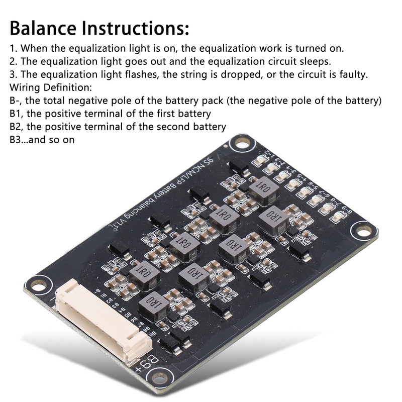 Active Equalizer Inductive Transfer Module for Ternary Lithium Iron Battery