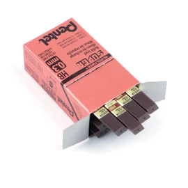 Pentel Super Hi-Polymer Lead Refills for Mechanical Pencils, 12 Leads Per Tube, HB Grade, Standard Lead for Everyday Use, 0.3mm Ultra Fine Point, 300-HB, Box of 12