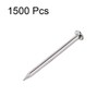 sourcing map Small Tiny Hardware Nails Carbon Steel 1.2X19mm(DXL) for