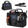 TICONN Heavy Duty Tool Bag with Multi-Pockets, Portable Tool Box