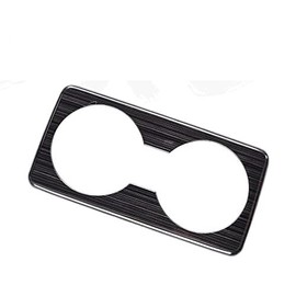 MEKOMEKO CX30-HSBK Rear Cup Holder Rear Seat Cup Holder Garnish Interior Panel Interior Parts Scratch Resistant Accessories Stainless Steel 2020 New Mazda CX30 Easy Installation 1P [Black Hairline]