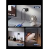 UGREEN 8 en 1 Regleta Multicontacto Pared, 4 Salidas CA