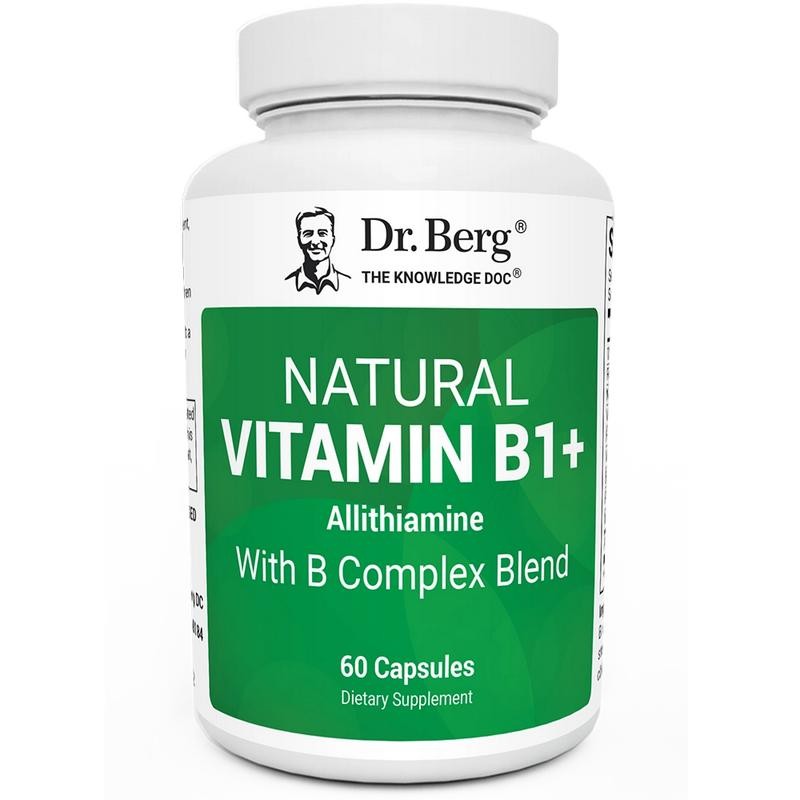Natural Vitamin B1 + Allithiamine with B Complex Blend –