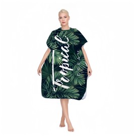 Proumhang Changing Aid Towel Poncho Bathrobe Men Women Surf Poncho Microfibre Bath Poncho and Poncho Towel 85 cm x 110 cm Style 2