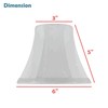 30011-2 Small Bell Shape Chandelier Clip-On Lamp Shade Set (2