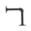 BARNWOODUSA Industrial Flat Cast Iron Shelf Bracket Wall Mounted Bracket