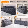Gpround Wedge Headboard Pillows + A Long and Short Head
