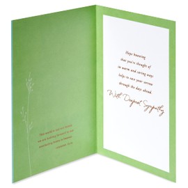 American Greetings Religious Sympathy Card (Everlasting Home)