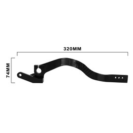 USTPO Motorcycle Rear Brake Pedal Foot Lever Foldable CNC for CRF250F CRF 250F Dirt Pit Bike