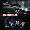 24pcs M14x2.0 Wheel Lug Nuts Black Thread XL Spline Lug