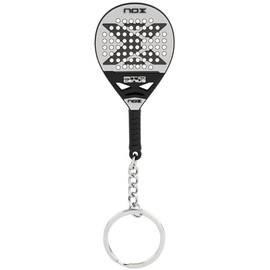 NOX Llavero Pala Padel AT10 Genius 18K Mini Raqueta para Mochila, Regalo Original para Jugadores y Fans de Pádel