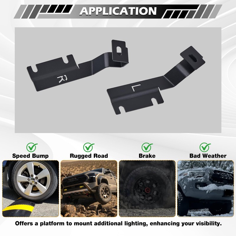 T-TOP WLS No-Drill A-Pillar Ditch Light Brackets for 2022-2026 Nissan