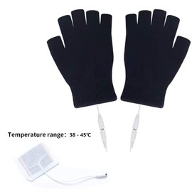 USB Heated Gloves, Heated Gloves via USB, Winter Heating Gloves, Winter Hand Warm Gloves, Heated USB Gloves, USB Heated Knitted Gloves, Washable Heating Knitting Gloves