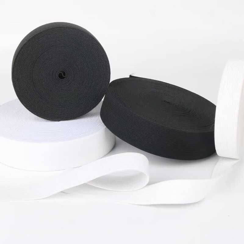 Woven Rubber Elastic Cord Flat Elastic 1.6 in (40 mm)