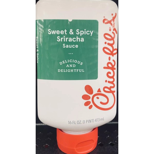 Chick-Fil-A Sweet & Spicy Sriracha Sauce 16 Fl Oz Bottle