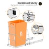 RUNMI Pull Out Trash Can Under Cabinet, 7-13Gal Cabinet Trash