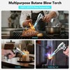 KinetiFire Butane Torch Lighter, Refillable Kithcne Torch with Safety Lock,