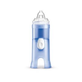 Flaem, Rhino Clear, Nasendusche für die Oberen Atemwege, Ungiftig, 3 Adapter für Kinder und Erwachsene, Ergonomischer Duschkörper zum Kombinieren mit Druckluftkompressoren, Phthalat- und BPA-frei