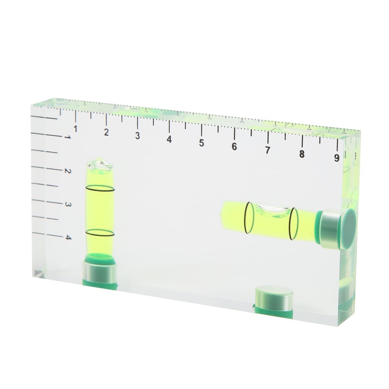 Two Dimensional Horizontal Bubble Level Portable Two Way Integrated Level