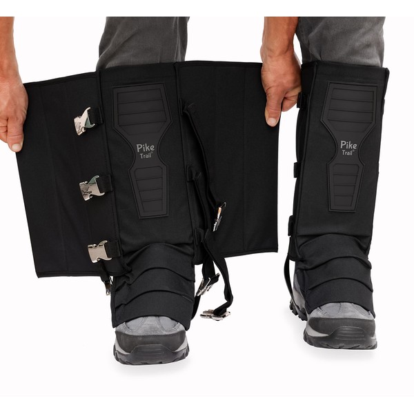 Pike Trail Snake Proof Gaiters for Hiking - Boot and Shoe Protection for Men and Women - Leggings to Guard Against Snakebite - for Hunting, Camping, Outdoors