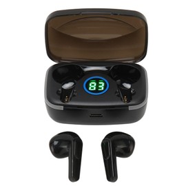 M80 True Wireless Earbuds, IPX7 Waterproof Bluetooth 5.3 Headphones, Ergonomical Noise Cancelling Earphones with Charging Case, Deep Bass Bluetooth Earphones for Fitness, Trips