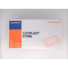 Cutiplast Sterile Non-Woven Wound Dressing, 15 x 8 cm, Box of 50 Dressings