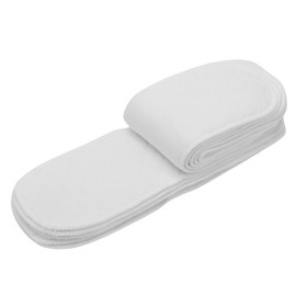 Pack of 10 Soft Breathable Baby Toddler Cotton Modern Fabric Nappy Nappy Liners Insert, Double Absorbent, Reusable Reliable (Six Layers (32 x 12