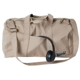 Terra Thread Organic Cotton Aarde Gym Bag, Sand Dune