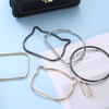 sourcing map 4Pcs Metal Purse Handle Trapezoid Handbag Ring Buckle