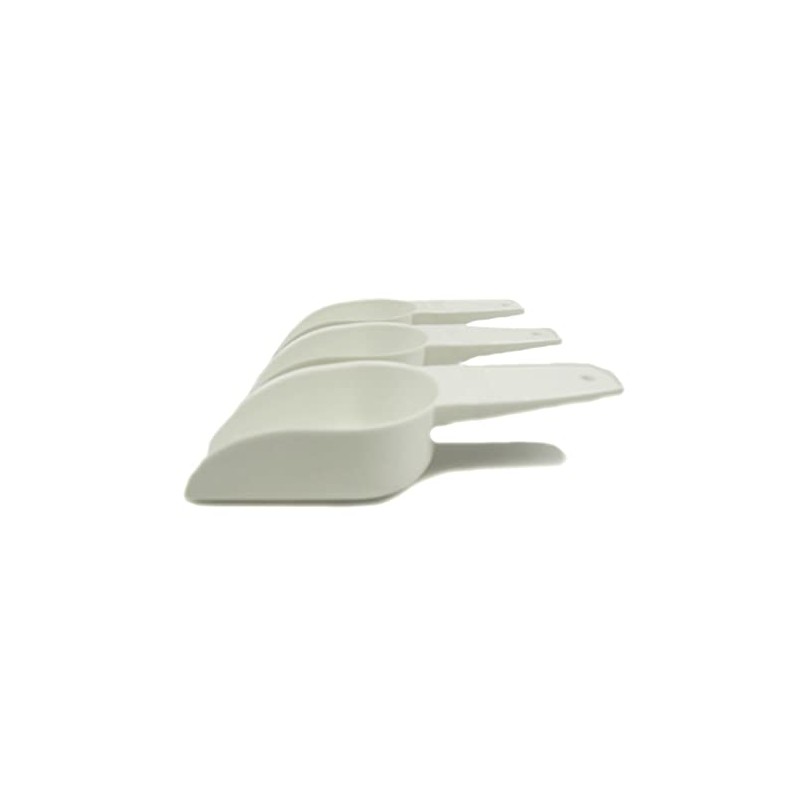 Tupperware Baking Flour Scoop (3) White Flour Sugar Baking Aid
