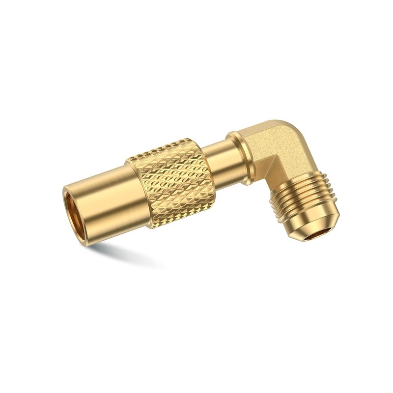 Brass 3/8" Male Flare Propane Elbow Adapter for Blackstone 17Inch