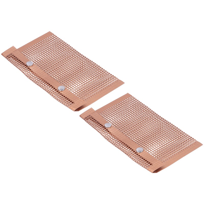 2PCS BBQ Grill Mesh Bag High Temperature Resistant Barbecue Bag