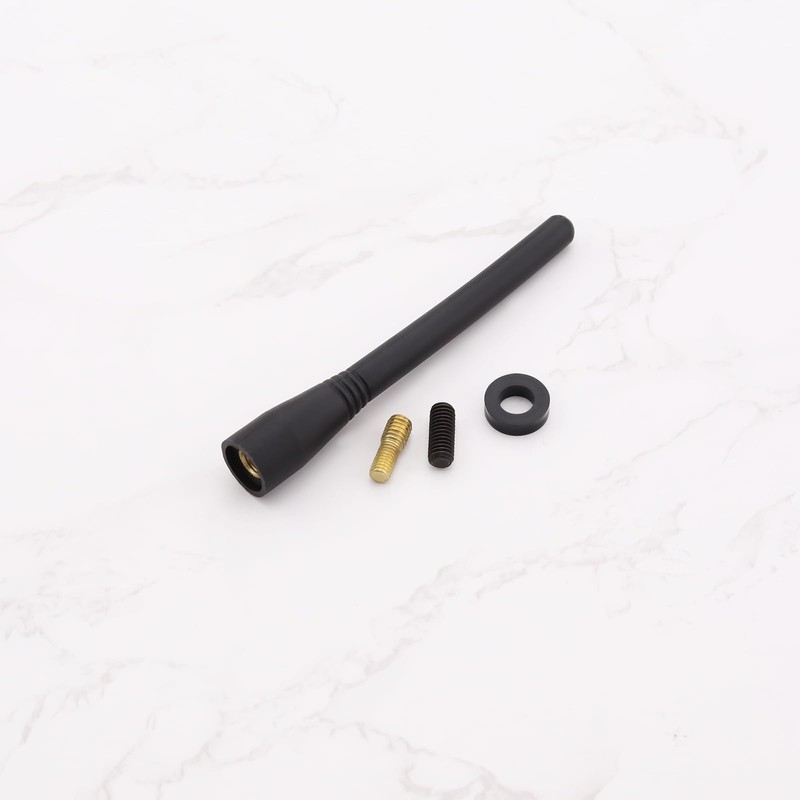 eMagTech 10.5 cm Car Short Rod Antenna Rubber Antenna Mast