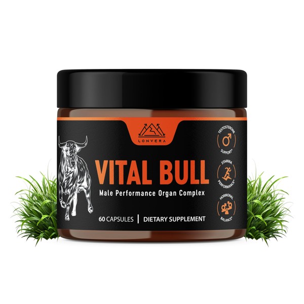 Lonvera Vital Bull Beef Organ Supplement for Men C Grass