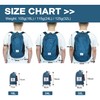 4Monster Foldable Backpack, Ultra Light Unisex Day Pack, Outdoor Waterproof