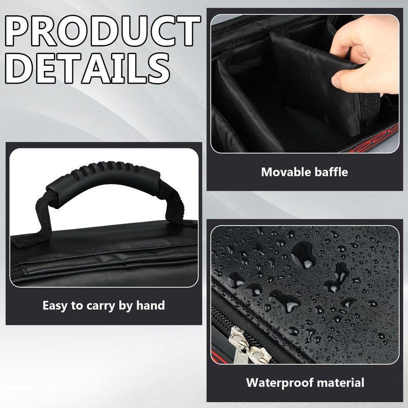 Sunnymove Fishing Line Management Bag Portable Waterproof Reel Gear Bag