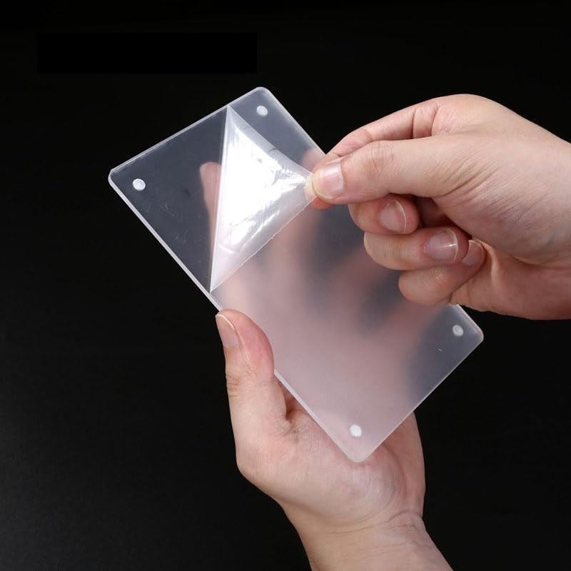 ACEmedia 15-Pack Clear Acrylic Fridge Magnets Mini Double Sided Refrigerator