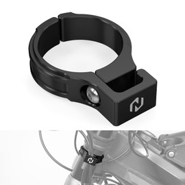 NICECNC Black Brake Line Holder Compatible with Surron light bee X/S/ L1E CNC Machined Front Fork Hose Holder Compatible with Segway X160 X260 See Fitment