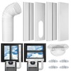 Upgrade Portable Air Conditioner Window Kit with 5.9Inch Exhaust Hose,Portable
