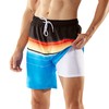 BRISIRA Mens Swim Trunks Swim Shorts 7 inch Compression Liner