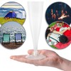 com-four® 16 x Reusable Champagne Glasses - Transparent, Stackable Plastic