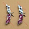 Truckemblems 2Pcs Silver Fits 1977-1979 C3 Fender Side Emblem Crossed