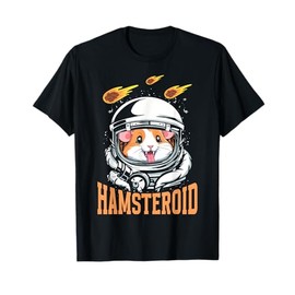 Cute Hamster Asteroid Pun Science Space Hamsteroid T-Shirt