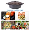 EuChoiz Microwave Steamer Cooker Collapsible Bowl-Silicone Steamer Cookware with Handle