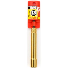 Tajima TSK-SD13L-6K SD Long Socket for Impact Drivers, Hex 0.5 inches (13 mm), 1 Piece