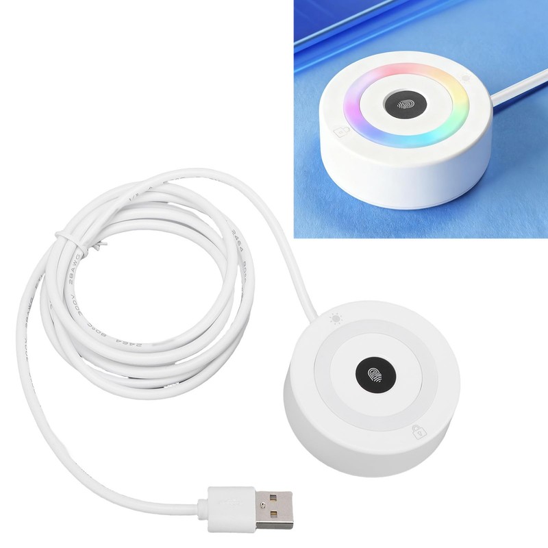 VBESTLIFE USB Fingerprint Scanner for Wins 10/11, Wins Hello Support,