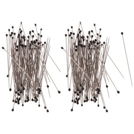 100 Pcs Insect Pins Specimen Pins Stainless Steel with Plastic Box Resin for Head for Entomology Dissection for Butte, Science Education
