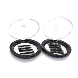 Vinayakart Combo Pack of 8 Pcs Triple Magnetic False Eyelashes Full Coverage Glue-free 3D Bold Long Lashes