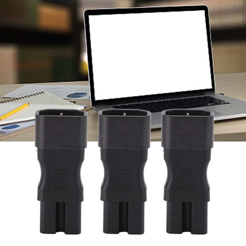3PCS Comb Power Adapter IEC320 C14 to C15 PVC and